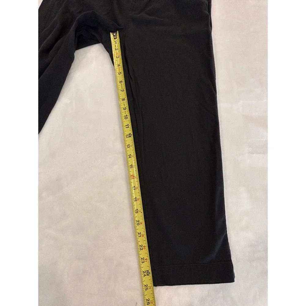 Gap Mens Black Drawstring Elastic Waist Jogger Pants Size L Casual Chino